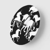 set of unicorns runde wanduhr (Winkel)