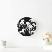 set of unicorns runde wanduhr (Zuhause)