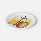 Set Pappteller (Schrägansicht)