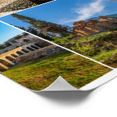 Set Peloponnes Foto, Griechenland, Europa Poster (Ecke)