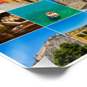 Set Peloponnes Foto, Griechenland, Europa Poster (Ecke)