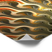 Set Phasers Abstrakt Flammen Poster (Ecke)