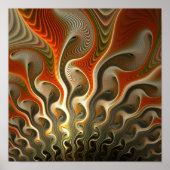 Set Phasers Abstrakt Flammen Poster (Vorne)