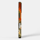 Set Phasers Abstrakt Orange Flammen Case-Mate iPhone Hülle (Rückseite / Rechts)