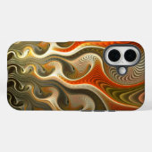 Set Phasers Abstrakt Orange Flammen Case-Mate iPhone Hülle (Rückseite (Horizontal))