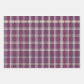 Set "Plum Squares" Geschenkpapier Set (Vorderseite)