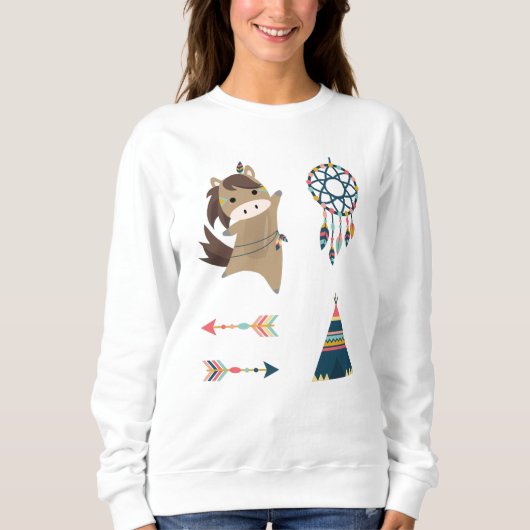 Set Ponny Rider Dream Catcher Sweatshirt (Vorderseite)
