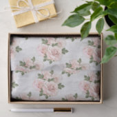 Set Qty 2 Rustikale Blush-Rose Seidenpapier (Geschenk)