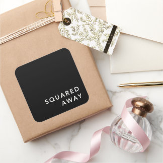 Set Quadratischer Aufkleber