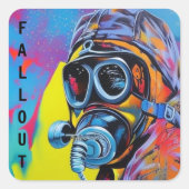 Set Quadratischer Aufkleber (Vorderseite)