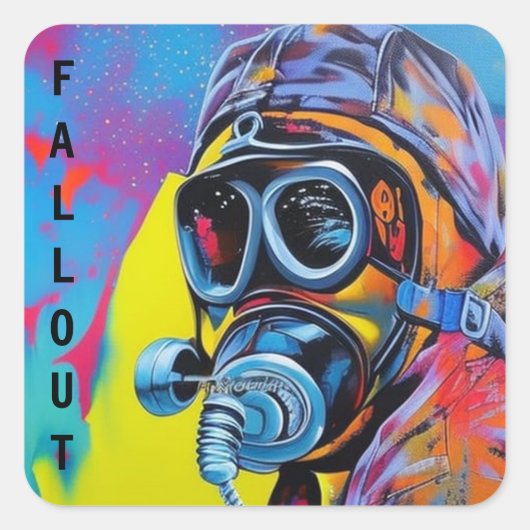 Set Quadratischer Aufkleber (Vorderseite)