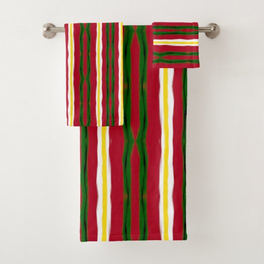 Set Rot, Grün, Gelb Streifen (Insitu)