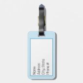 Set Sail Cruise Gepäckanhänger (Rückseite vertikal)