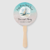Set Sail Hand Fans Fächer (Vorderseite)