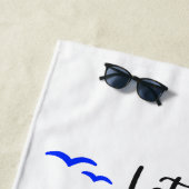 Set Sail lass Strandtuch (Beispiel)
