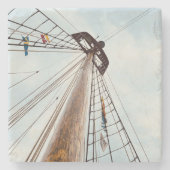 "Set Sail" Marmorstein Stone Untersetzer (Vorderseite)