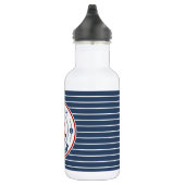 Set Sail Nautical Stripes Edelstahlflasche (Rechts)