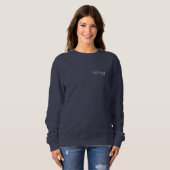 Set Sail von Kristin Anchor Sweatshirt (Vorne ganz)