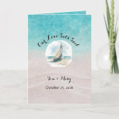 Set Sail Wedding Programm (Vorderseite)