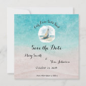Set Sail Wedding Save the Date (Vorderseite)