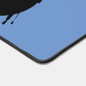 Set-Schlagzeug-Design-Schreibtischmatte Schreibtischunterlage (Ecke)