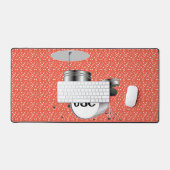 Set-Schlagzeug-Design-Schreibtischmatte Schreibtischunterlage (Tastatur & Maus)