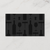 Set | Schwarz Visitenkarte (Rückseite)