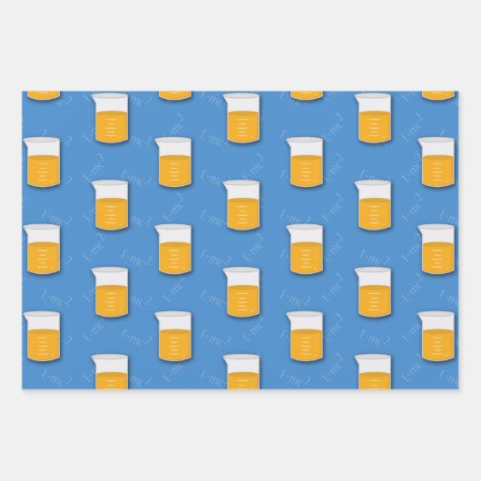 Set "Science Themed Wrapping Paper" (3) Geschenkpapier Set (Vorderseite 2)