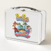 Set Segel für ein Abenteuer auf der Insel Metall Brotdose (Vorderseite)