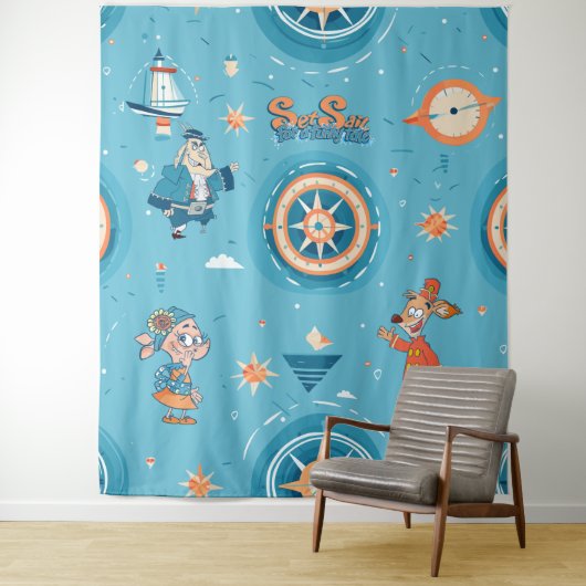 Set Segel für ein Funny Tale Wrapper Wandteppich (Beispiel)