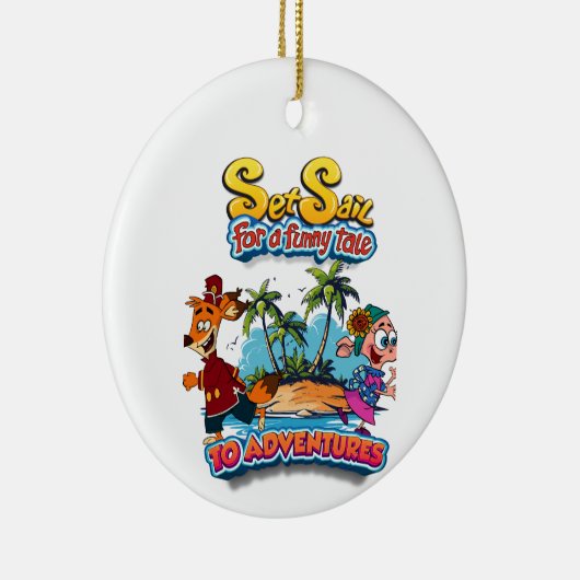 Set Segel für eine Insel der Sterne Keramik Ornament (Rechts)