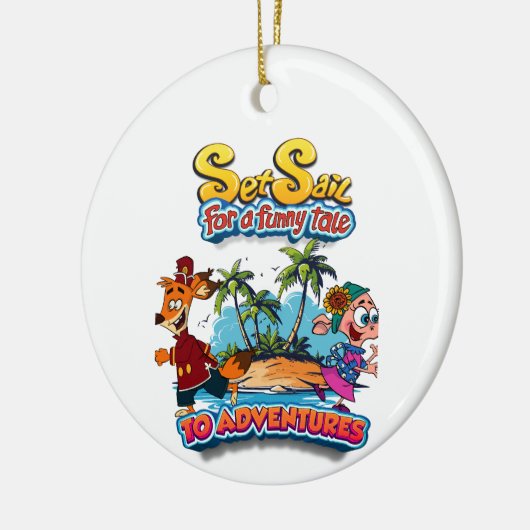 Set Segel für eine Insel der Sterne Keramik Ornament (Links)