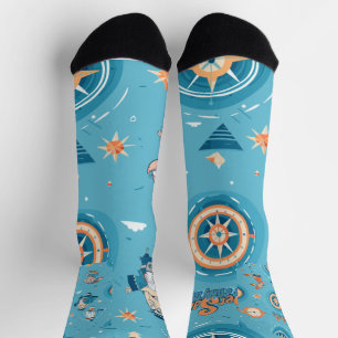Set Segel für eine lustige Tale Wracksocken Socken