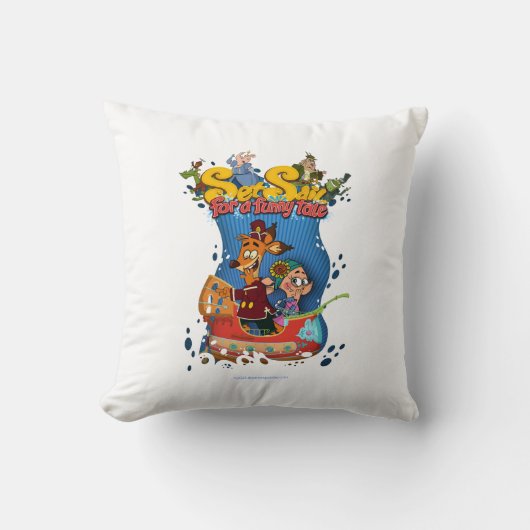 Set Segeln für ein lustiges Märchen Kissen (Vorderseite)