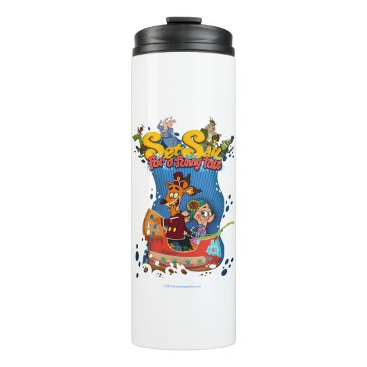 Set Segeln für ein lustiges Märchen Thermosbecher (Vorderseite)