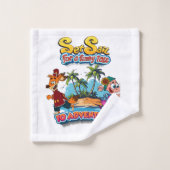 Set Segeln für eine lustige Insel der Märchen Bade (Waschlappen)