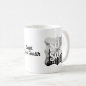 Set Segle! Ship Seaman Fisherman Theme Kaffeetasse (VorderseiteRechts)
