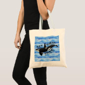 "Set sie frei" Orca Tragetasche (Vorderseite (Produkt))