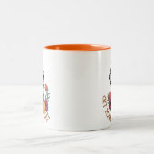 Set Sie Ihr selbst-freies Skelett Zweifarbige Tasse (Mittel)