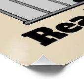 Set sie kostenlos! Poster "Verbotene Bücher lesen" (Ecke)