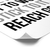 Set soll den Plan zum Laufen bringen Poster (Ecke)