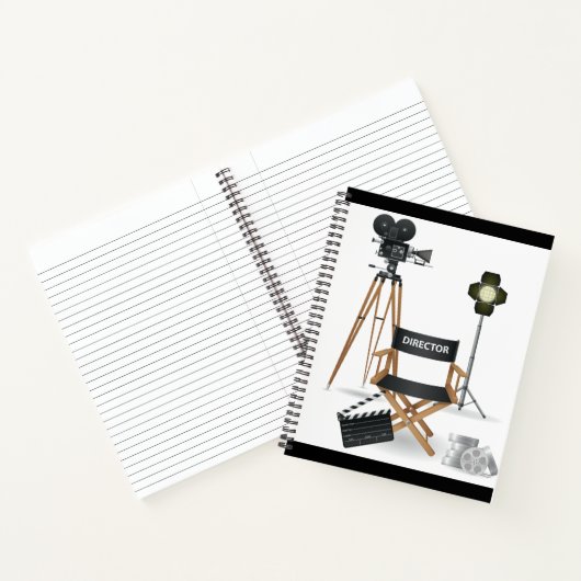 Set Spiral Notebook Movie Director Notizbuch (Innenseite)