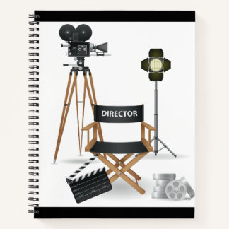 Set Spiral Notebook Movie Director Notizbuch