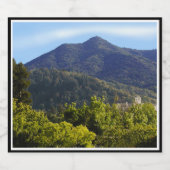 Set Tamalpais Kirche Santa Maria delle Grazie Alkoholflaschenetikett (Einzelnes Label)