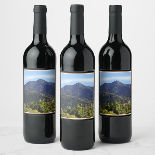 Set Tamalpais Kirche Santa Maria delle Grazie Weinetikett (Flaschen)