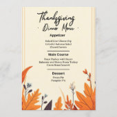 SET THE MOOD FOR FALL WITH OUR DESIGN OF MENU MENÜKARTE (Vorderseite)