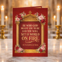 Set the World on Fire Bestätigung Catherine Siena