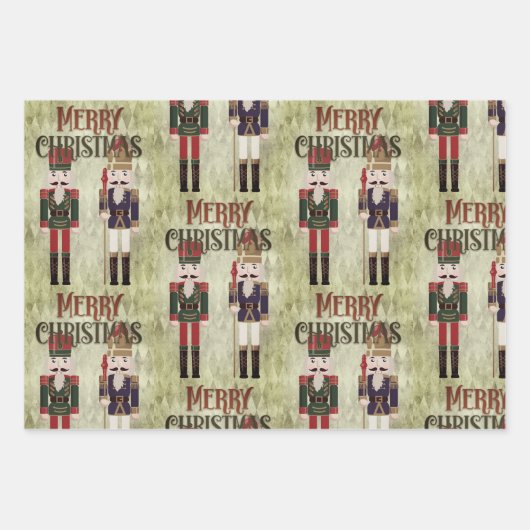 Set-Umschlagpapier für Nordpol und Nutcracker Geschenkpapier Set (Vorderseite 3)