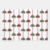 Set-Umschlagpapier für Nordpol und Nutcracker Geschenkpapier Set (Vorderseite 2)