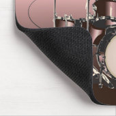 Set und Drummer spielen Mousepad (Ecke)